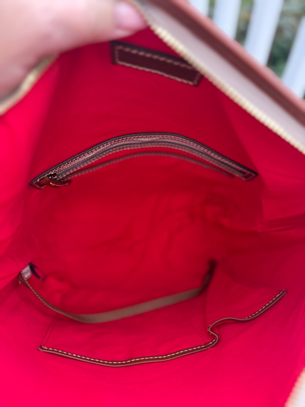 Dooney & Bourke Ostrich Embossed Hobo Bag - Picture 4 of 4
